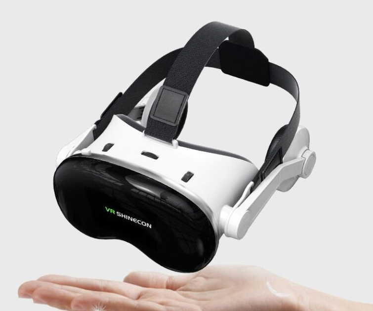 3D очки виртуальной реальности Shinecon G18EB с встроенными наушниками и геймпадом